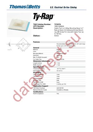 TC347A datasheet  